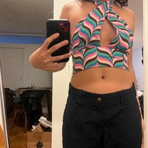 Super cute zara disco like top !!🪩💃